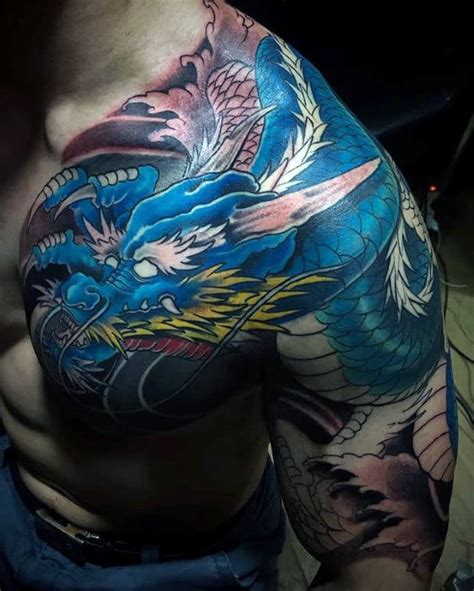 40 Fiery Dragon Shoulder Tattoo Designs For Men [2024 Guide]