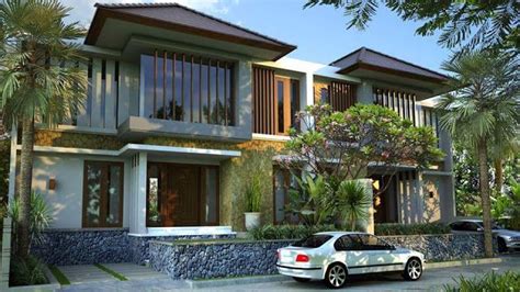 rumah minimalis terbaik  terbaru  indonesia  storey house design minimalist home house