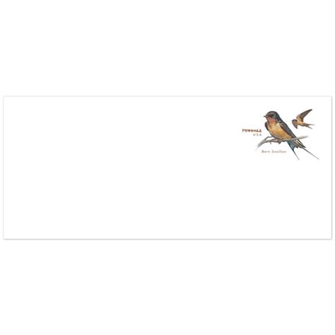 Barn Swallow Forever Stamped Bird Envelopes