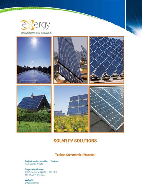 solar project proposalpdf solar power solar panel