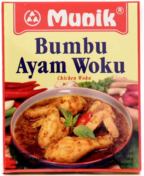 amazoncom munik ayam goreng woku seasoning  packs meat