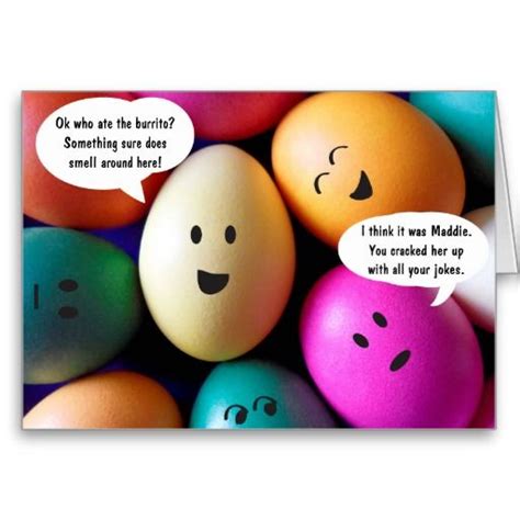 Funny Easter Eggs Greeting Card Easter Humor Funny