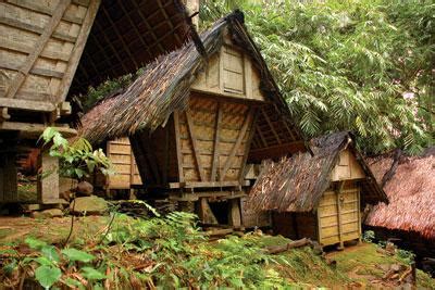 rumah tradisional suku baduy banten indonesia raja alam indah