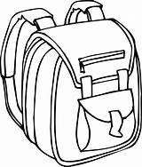 Backpack Clipart Outline Clip Coloring Bag Cliparts Drawing Printable Train Pimp Bags Backpacks Clipartix Library Category Printables Colouring Care Padded sketch template