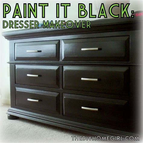 paint  black furniture repainting stage   diy