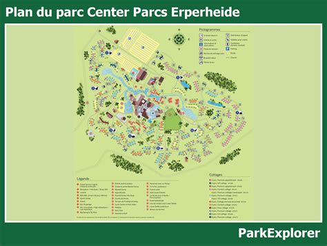 le plan de center parcs erperheide parkexplorer