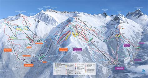 domaine skiable valmeinier station  pistes de ski valmeinier ski planet