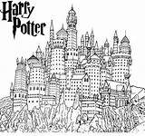 Hogwarts Colouring Castelo Colorir Coloringpagesfortoddlers Ide sketch template