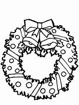 Wreath Christmas Coloring Pages Wreaths Bells Advent Sketch Print Kids Collection Template Paintingvalley Library Clipart Utilising Button sketch template
