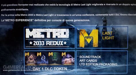 metro redux confirmed metro last light gamereactor