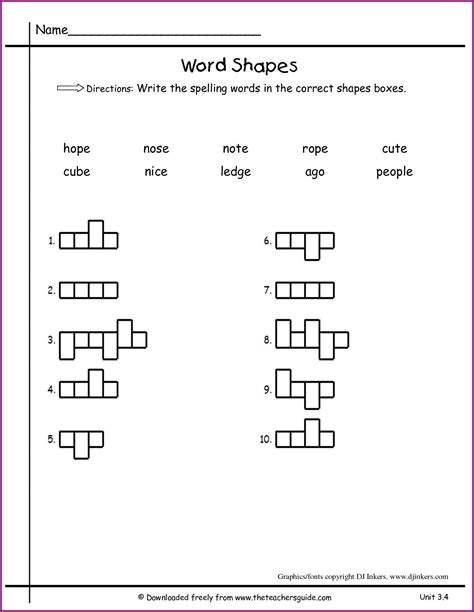 write spelling words  times  template  web    word