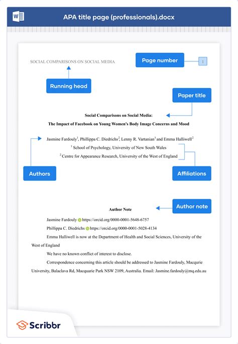 format  papers word google docs template