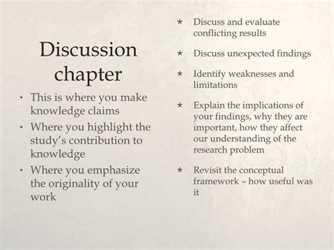 results discussion conclusion chapters youtube
