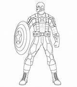 Capitan Shield Rogers sketch template
