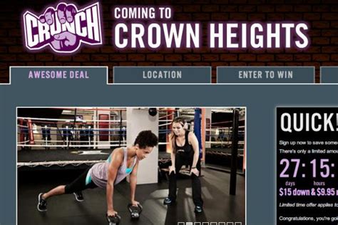 hip crunch gym   residents eastward  crown