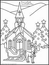 Coloring Christmas Pages Printable Kids Christian Religious Card Color Church Cards Print Popular Nativity Disney Coloringhome Getdrawings Getcolorings Characters sketch template