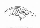 Ravens Baltimore Logo Draw Drawing Coloring Nfl Pages Step Logos Mascot Kids Search Logodix Again Bar Case Looking Don Print sketch template