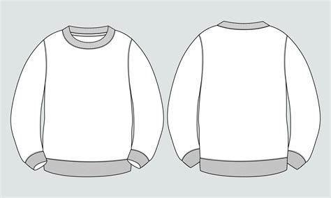 sweater template vector art icons  graphics