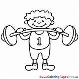 Coloring Pages Bodybuilder Kids Body Sport Builder Sheet Getdrawings Sheets Getcolorings sketch template