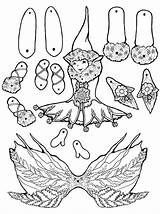 Coloring Puppet Fern Elf Feather Part sketch template