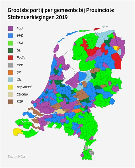 uitslagen verkiezingen nederland