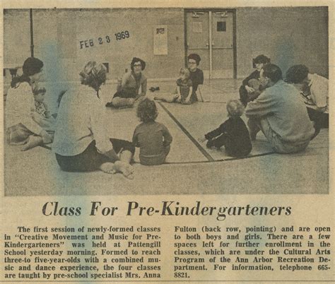 class  pre kindergarteners ann arbor district library