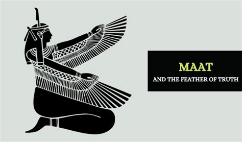 Maat The Egyptian Goddess And Her Feather Of Truth