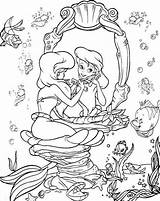 Ariel Arielle Malvorlagen Mermaids sketch template