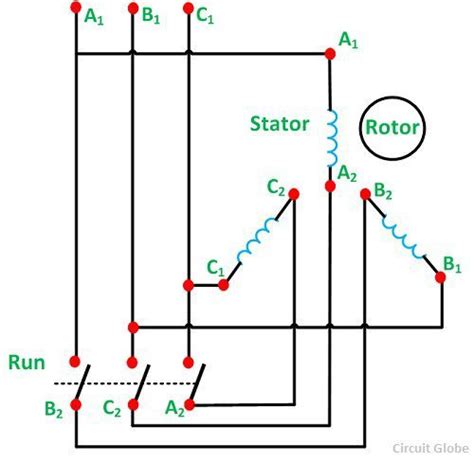 power circuit  star delta starter robhosking diagram