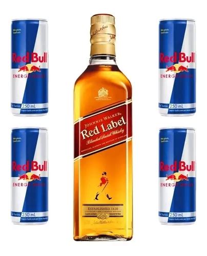 kit whisky red label  combo  energetico red bull ml parcelamento sem juros