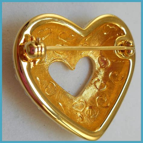 best swarovski heart pin ever alison s antiques and vintage jewelry