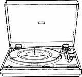 Pioneer Pl Record Player Clipartmag Drawing Turntable Review Add sketch template