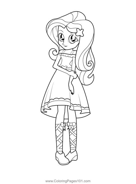 equestria girls fluttershy coloring pages equestria girls coloring