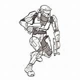 Halo Ops Coloringpagesonly sketch template