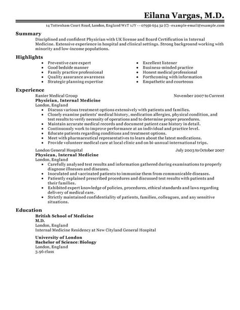 amazing medical resume examples livecareer