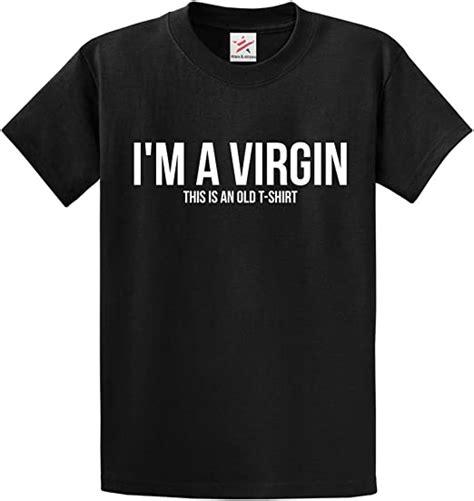 funny t shirt i am a virgin s 2xl novelty t shirt classic funny t