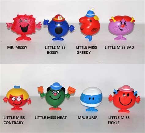 You Choose Little Miss And Mr Men Figures From Mcdonalds Etsy Ireland