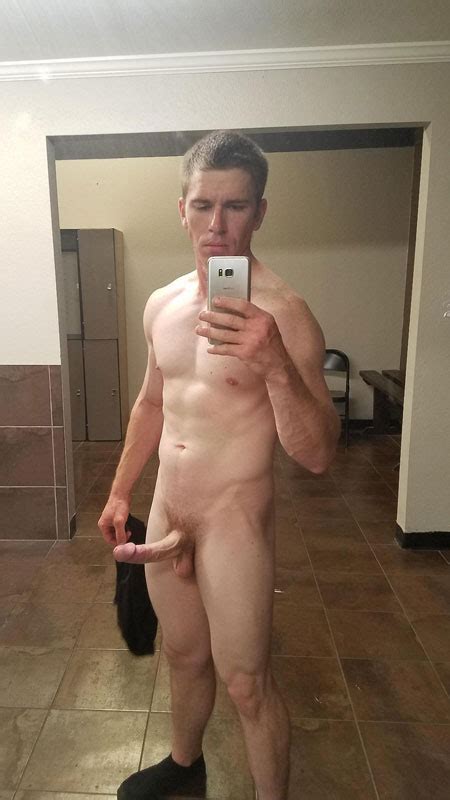 straight lad showing his big hard dick my own private locker room