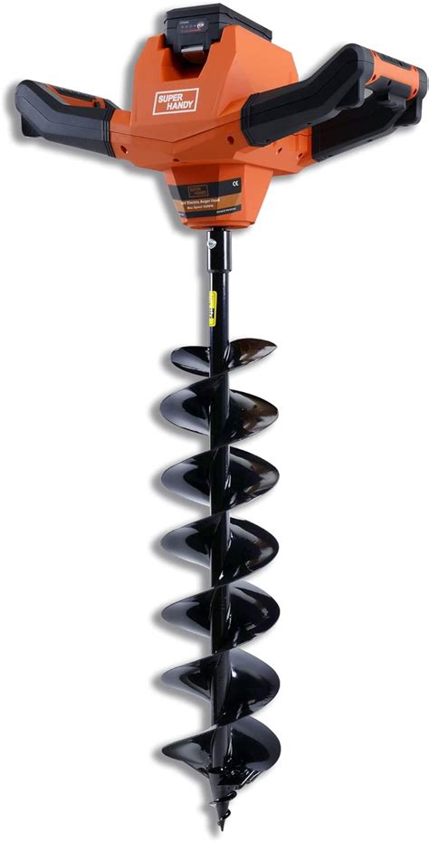 auger drill bits superhandy ultra duty eco friendly electric power cordless auger power head
