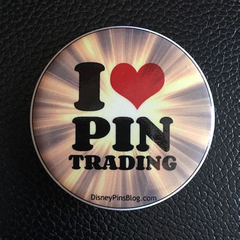 i love pin trading button disney pins blog