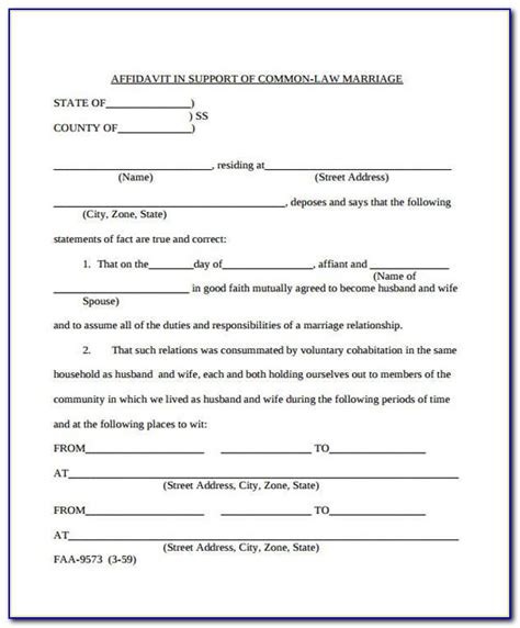 immigration good faith marriage affidavit letter sample