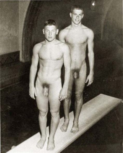 vintage naked men locker rooms