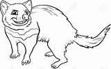 Devil Tasmanian Coloring Marsupial Cartoon Vector Premium Search 19kb 1300 Fotolia sketch template