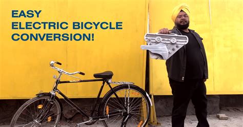 convert bicycle  electric  electric conversion kit  dhruv vidyut