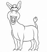 Donkey Mule Shrek Momjunction sketch template