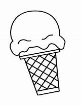 Ice Cream Coloring Printable Cone Sheet Drawing Outline Clipart Easy Bestcoloringpagesforkids Truck Cliparts Getcolorings Getdrawings Inspirational Clipartbest Scoop Double sketch template