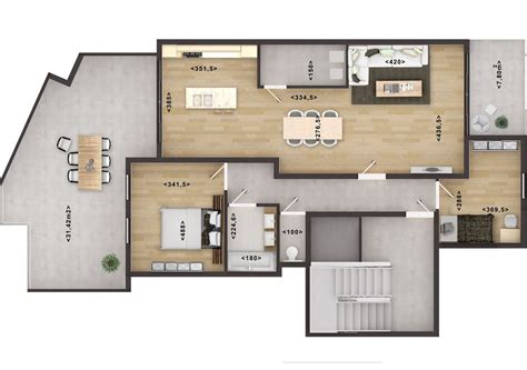 home floor plan rendering services  photoshop cgtrader