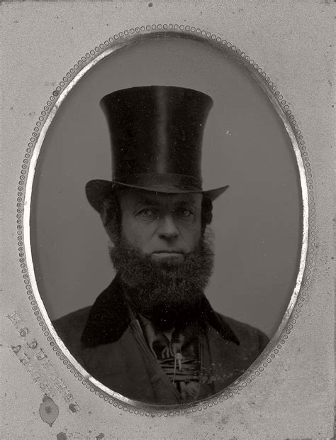 Victorian Era Daguerreotypes Of Men In Hats 1850s Monovisions