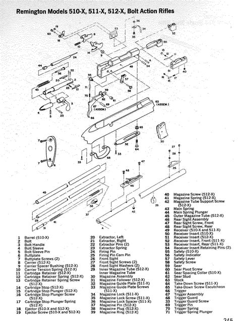 remington  exploded diagram parts motor replacement parts  diagram