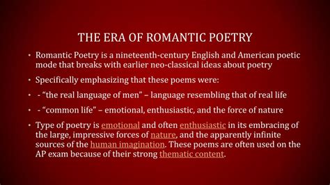romantic poetry powerpoint    id